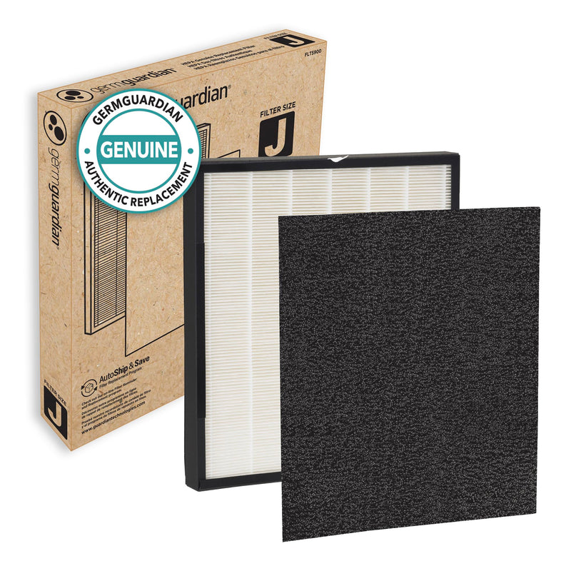 Germ Guardian FLT5900 True HEPA Genuine Air Purifier Replacement Filter J for GermGuardian AC5900WCA Black 1 Count (Pack of 1)