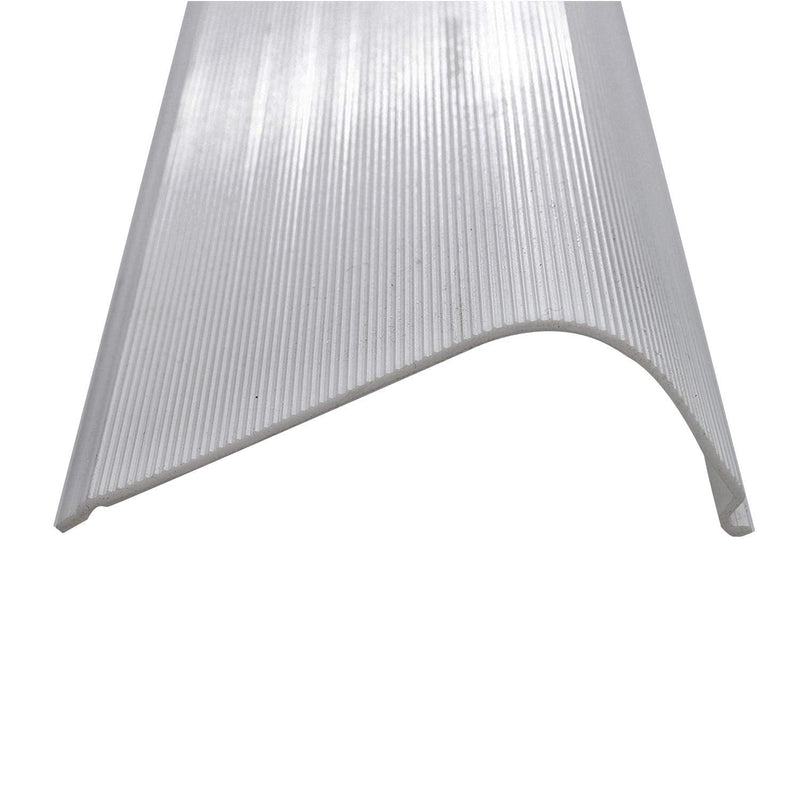 Beam Lighting Under Cabinet Light Cover Replacement | White Ribbed Acrylic Diffuser (Curved, 18") 18" Curved