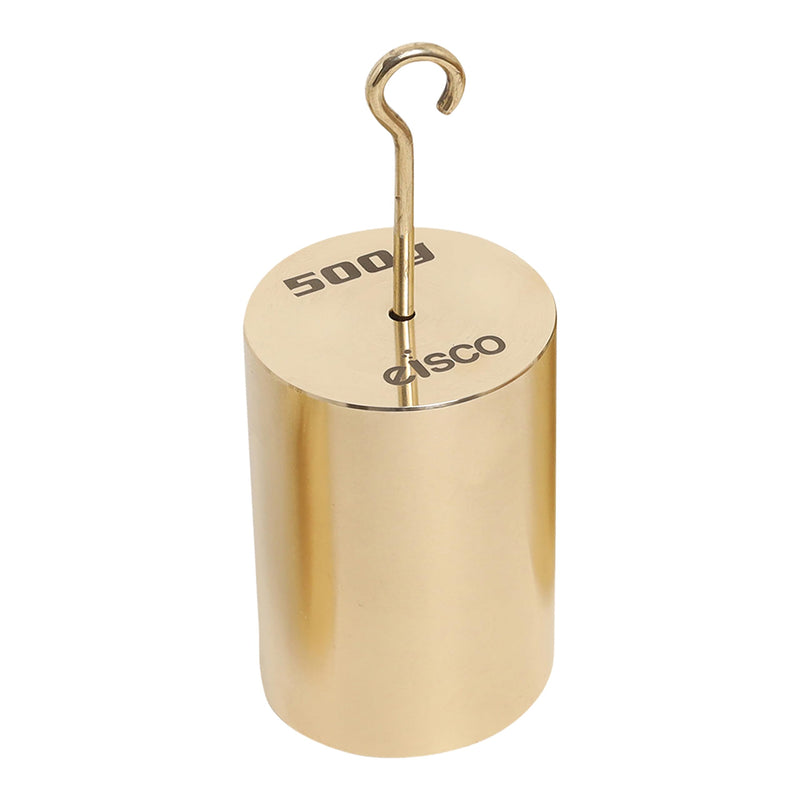 EISCO Double Hooked Weight Brass 500 Grams (1.10 Lbs.)