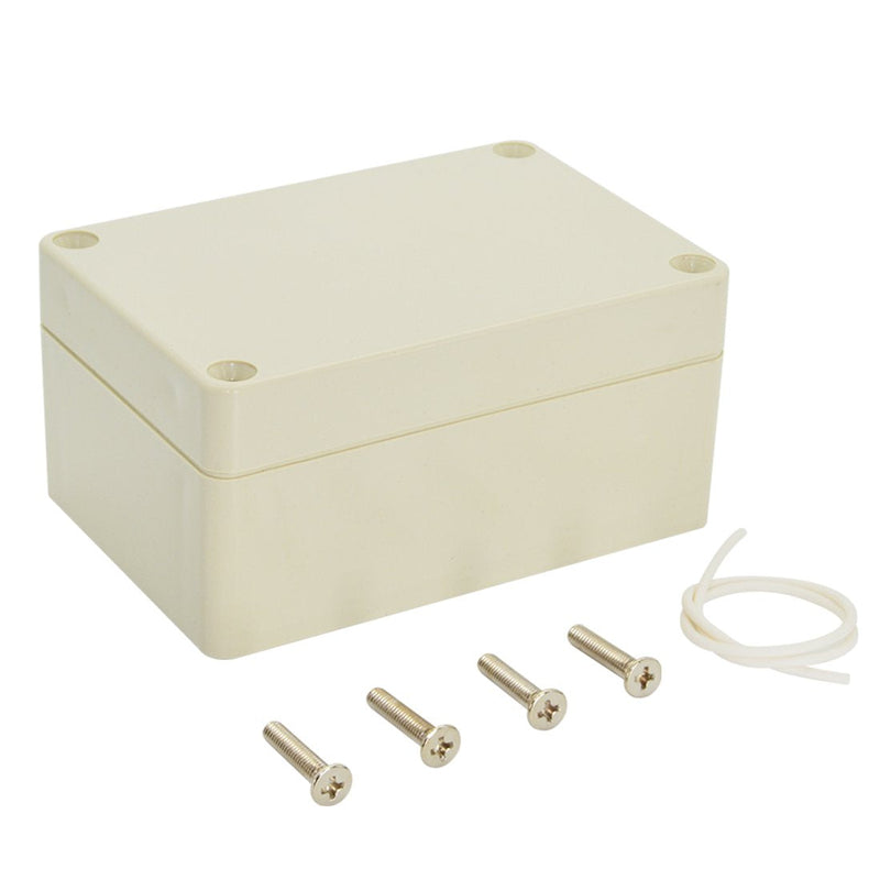 LeMotech Waterproof Dustproof IP65 ABS Plastic Junction Box Universal Electric Project Enclosure Pale Gray 3.9 x 2.7 x 2 inch (100 x 68 x 50 mm) 3.9"x2.7"x2"