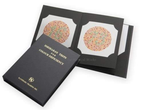 ISHIHARA Color Vision Test Book with 38 Plate with User Manual