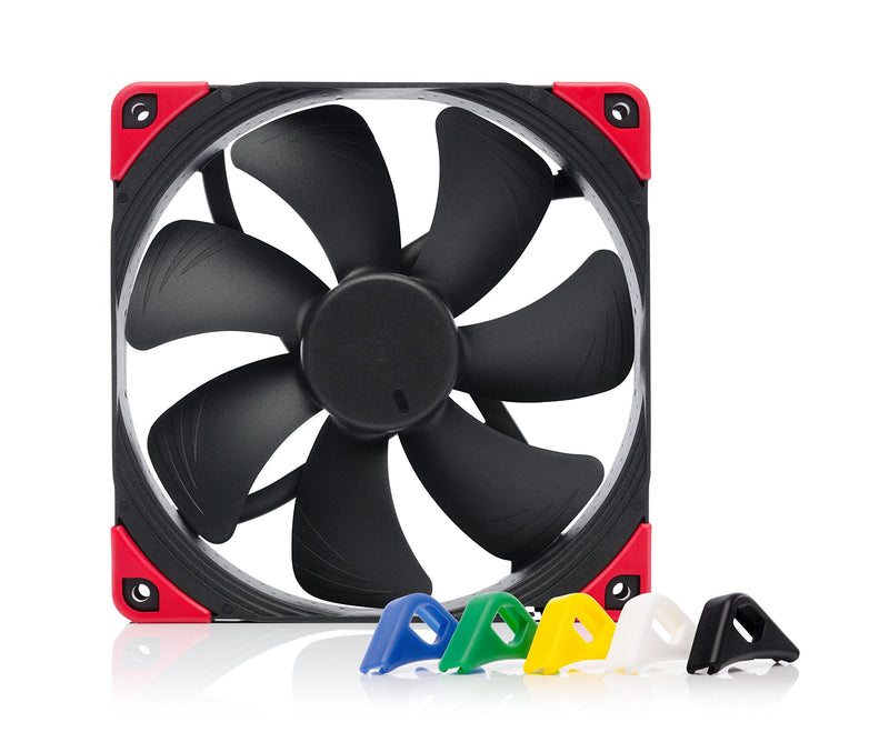 Noctua NF-A14 PWM chromax.Black.swap, Premium Quiet Fan, 4-Pin (140mm, Black) pack of 1