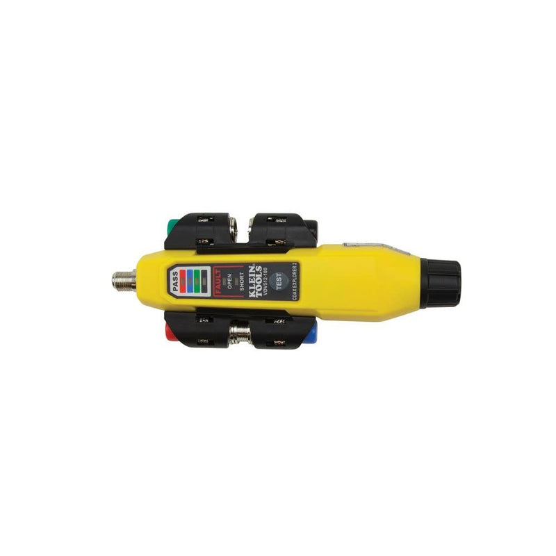 Klein Tools VDV512-101 Explorer 2 Coax Tester Kit, Includes Cable Tester / Wire Tracer / Coax Mapper with Remotes to Test up to 4 Locations Coax Explorer 2 with Remote Kit
