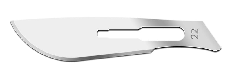 IMS IMS-CBLD22 Scalpel Sterile Blades #22 Carbon Steel Individually Foil Wrapped, Box of 100