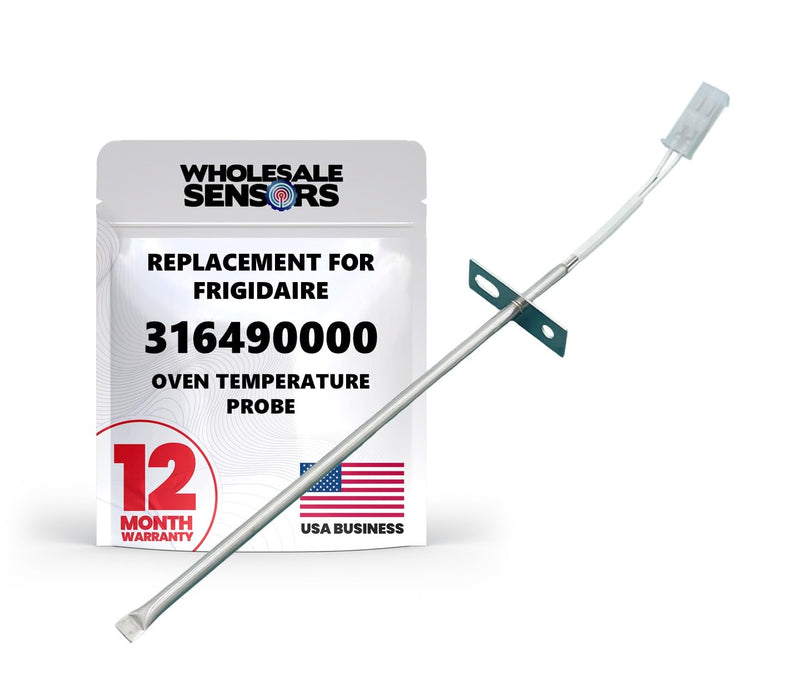 Replacement for Frigidaire 316490000 Oven Probe Temperature Sensor 12-Month Warranty