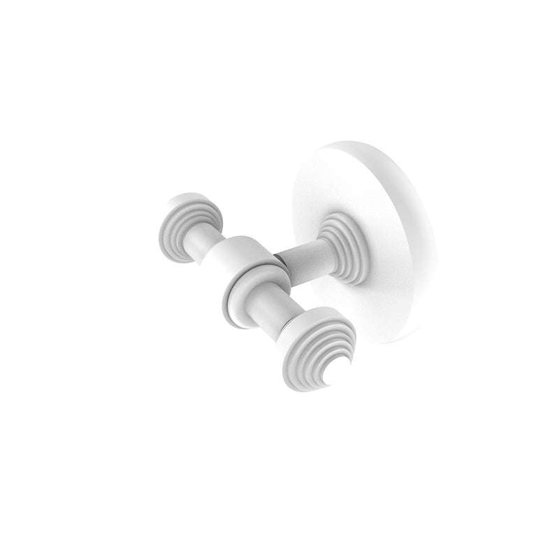 Allied Brass SB-22-WHM Southbeach Collection Double Robe Hook, Matte White