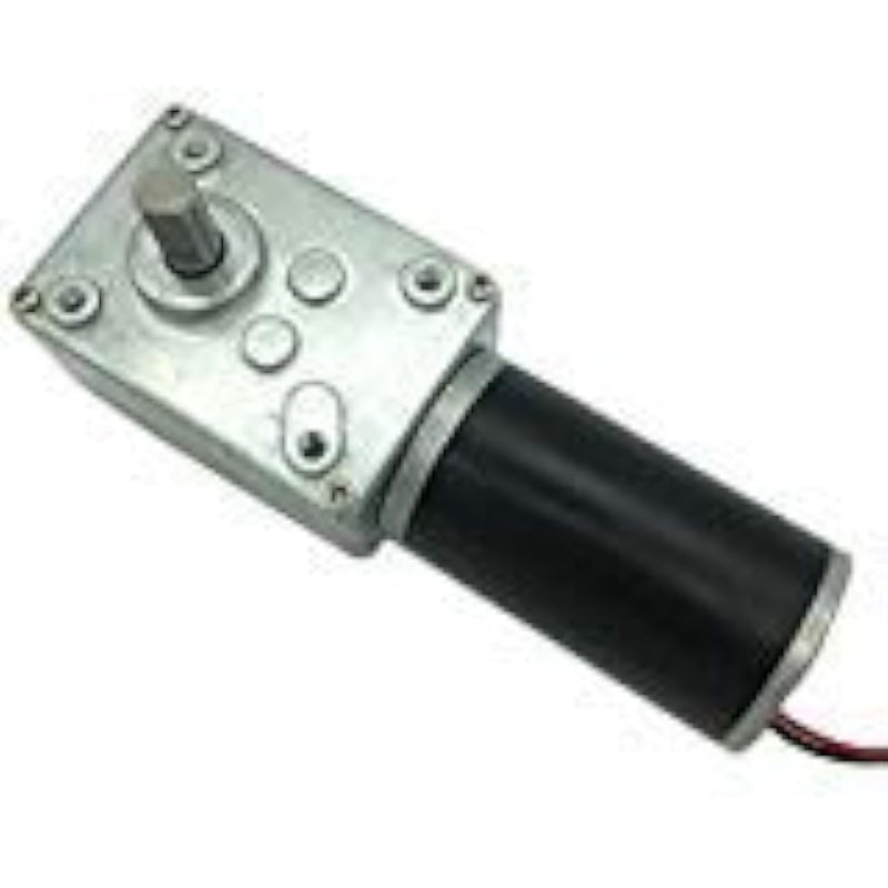 BRINGSMART 12V 16rpm DC Worm Gear Motor 70kg.cm High Torque Turbine Electric Gearbox Motor Self-Locking Reversed Mini Engine Geared Motor for DIY Robot Door Lock Curtain Machine (12V 16rpm) 1