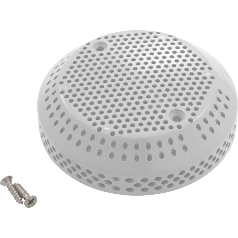 Suction Cover, BWG, 3-3/4", 100gpm, White, Bath Only
