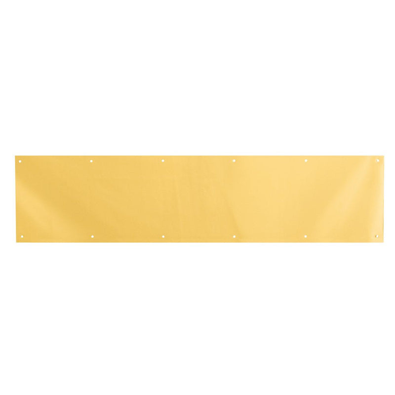Prime-Line MP4618 Kick Plate, 8 In. x 34 In., Brite Brass on Aluminum Door Kick Plate (Single Pack) 8 in. x 34 in.
