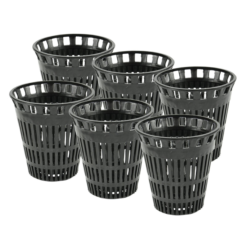 Danco (10739P) Catcher Replacement Baskets for Stand-Alone Shower Trap, Hair Drain Clog Prevention, Pack of 6, Black Refill Baskets