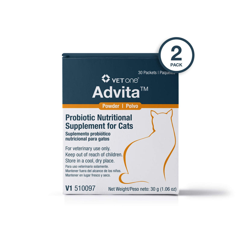 Vet One 840235149170 VetOne Advita Probiotic Nutritional Supplement Powder for Cats (2 Pack) - NewNest Australia