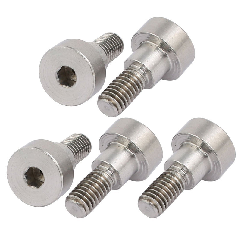 uxcell 304 Stainless Steel Hex Socket Shoulder Bolt 8mm Shoulder Dia 6mm Shoulder Length M6 Thread 5pcs 8mm x 6mm 5
