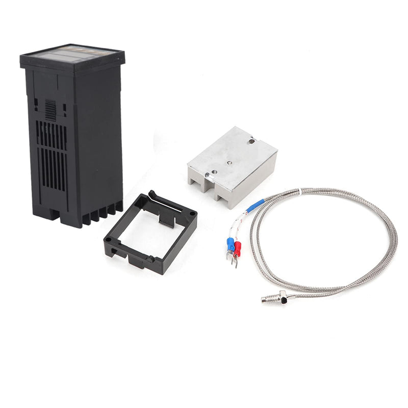 REX-C100 Digital PID Temperature Controller Kit, with 40DA SSR and K-Type Thermocouple