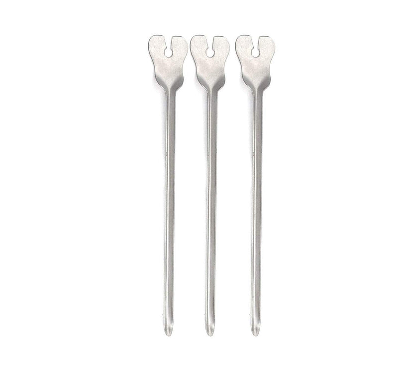 OdontoMed2011® 3 PCS GROOVED Director with Probe TIP and Tongue TIE 5" Dental Instruments ODM