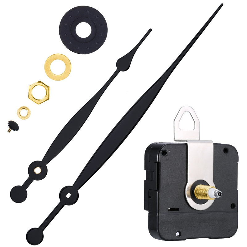 Hicarer High Couple Quartz Clock Movement Replacement Parts with Long Hands and Spade Hanger 208mm/8.2 Inch 20 mm (4/ 5 inches) - NewNest Australia