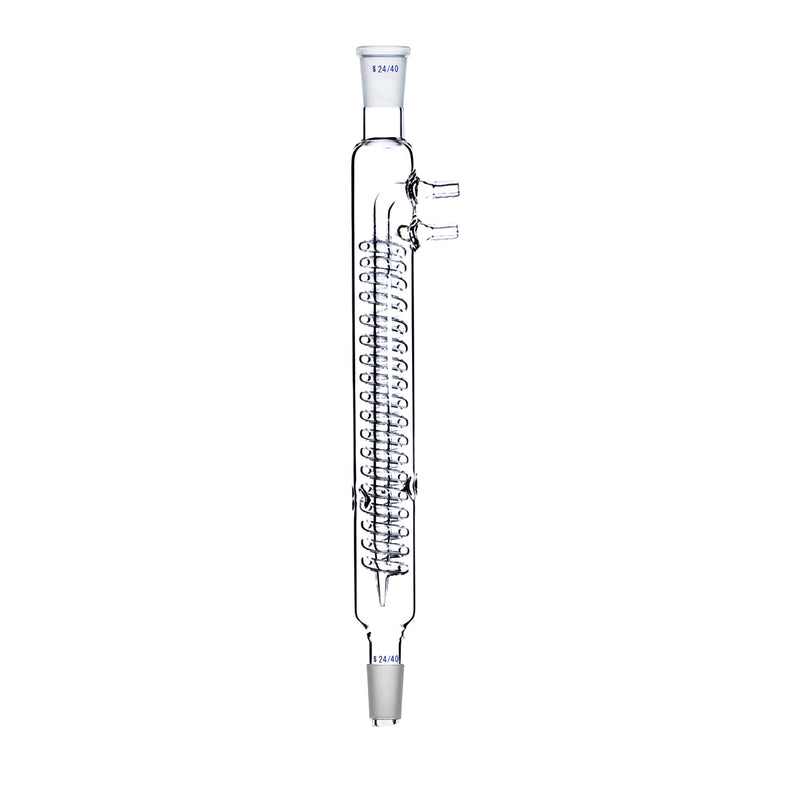 300mm,24/40,Glass Spiral Reflux Condenser,New Advance Lab Glassware