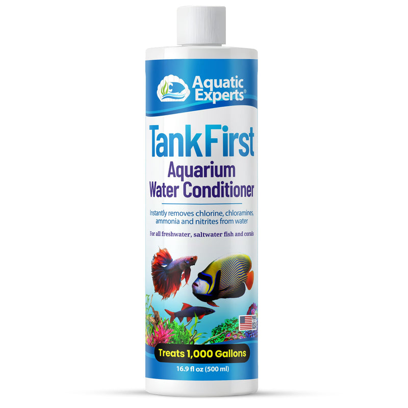 TankFirst Complete Aquarium Water Conditioner - Fish Water Conditioner, Instantly Removes Chlorine, Chloramines, and detoxifies Ammonia from Fish Tank (TankFirst Regular, 500 ml) TankFirst Regular 500 ml (16.9 oz)