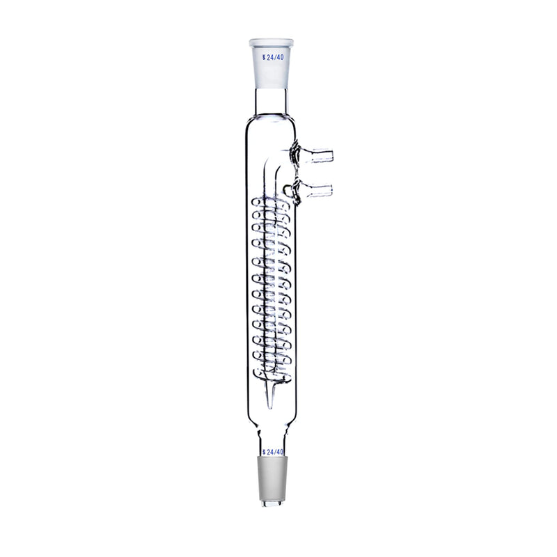 200mm,24/40,Glass Spiral Reflux Condenser,New Advance Lab Glassware