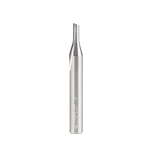 Amana Tool - 43501 Solid Carbide Single 'O' Flute Plastic Cutting 1/8 Dia x 5/16 x 1/4 Inc