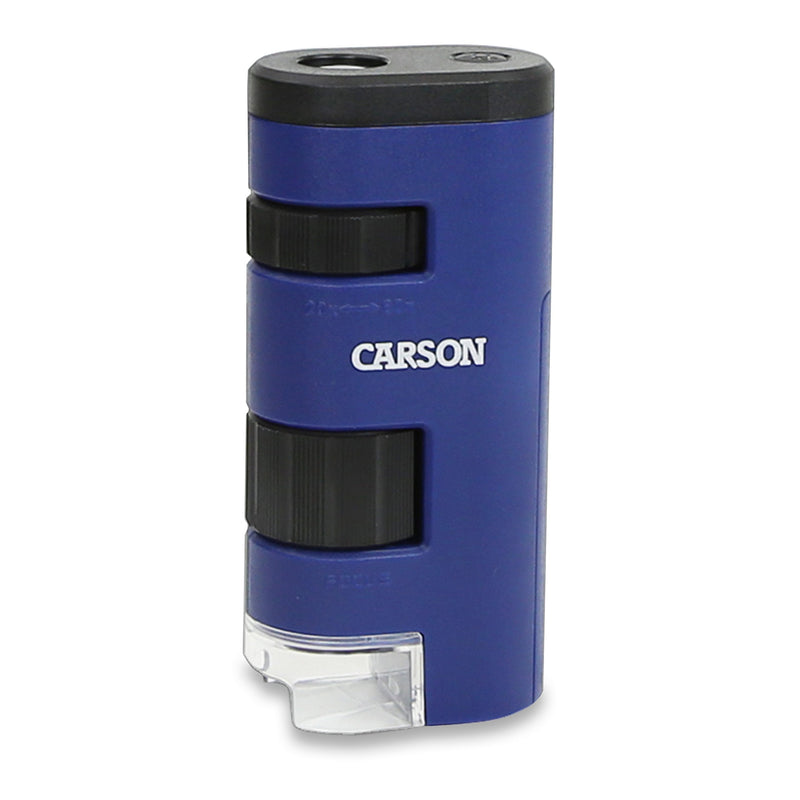 Carson Pocket Micro 20x-60x LED Pocket Microscope Handheld STEM Toy (MM-450) Pocket Micro (MM-450)