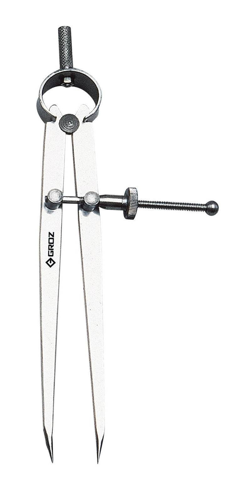 Groz 01425 12" Spring Divider, Matte Finish, with Solid Nut 12 Inch