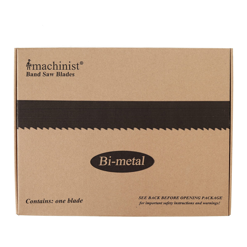 Imachinist S13012341014 M42 130-1/2" X 3/4" X 10/14tpi Bi-Metal Metal Cutting Band Saw Blades Variable Teeth