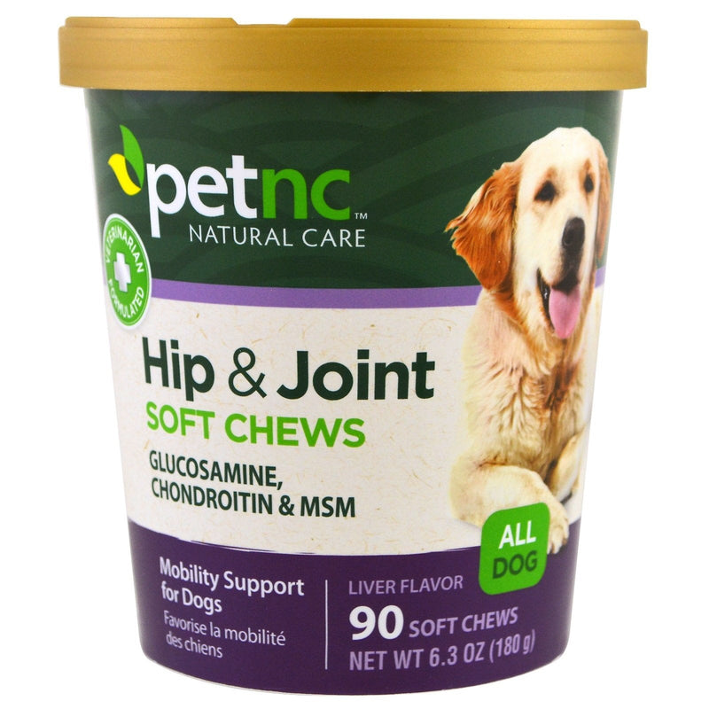 PetNC Hip & Joint Soft Chews for Dogs, 90 Chews Each (Pack of 2) - PawsPlanet Australia