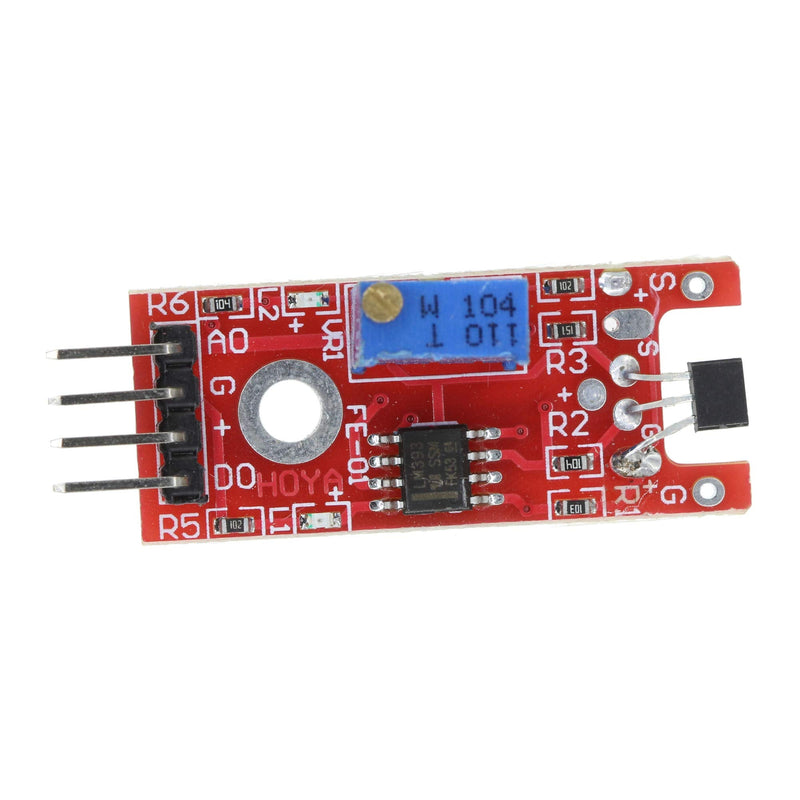 3 Pack KY-024 Linear Magnetic Hall Switches Speed Counting Sensor Module Diy Starter Kit