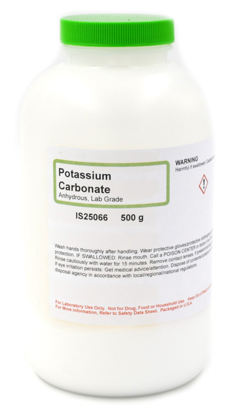 ALDON Innovating Science Lab-Grade Anhydrous Potassium Carbonate, 500g - The Curated Chemical Collection