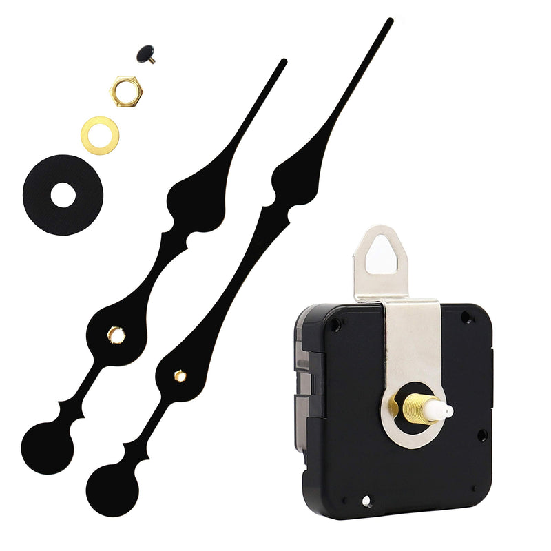Youngtown 12888 Quartz DIY Wall Clock Movement Mechanism DIY Repair Parts Replacement Fit Dials up to 40 cm（15.7 Inches ） in Diameter. 41/64 inch total shaft length