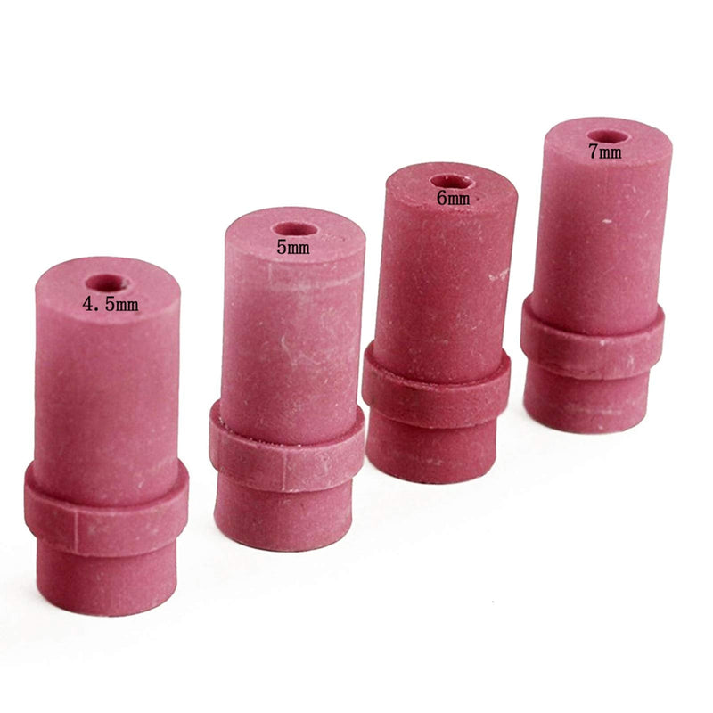 4pcs Ceramic Sandblaster Nozzle Tips,Abrasive Sand Blaster Blasting 4.5mm,5mm,6mm and 7mm Inner Diameter (Pack of 4) 4.5/5/6/7mm