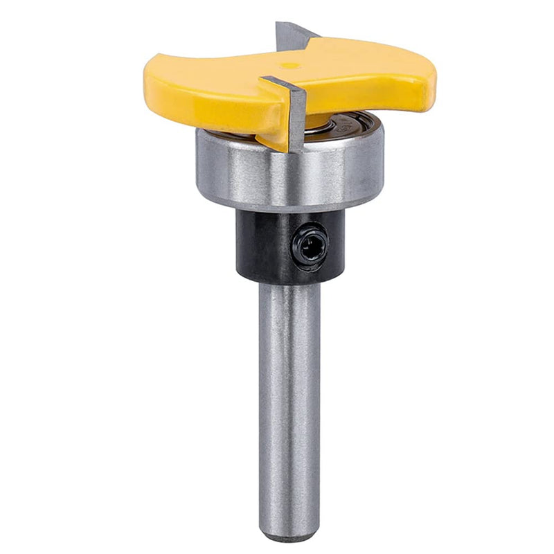YONICO Top Bearing Slot Cutter Router Bit (1/4" Height - 1/4" Depth - 1/4" Shank) 1/4" Height - 1/4" Depth - 1/4" Shank - NewNest Australia