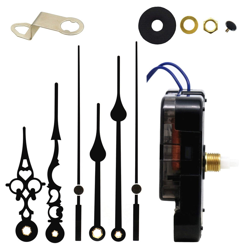 Youngtown 12888 Step Quartz Movement Repair Part with Hour Trigger Switch.7/64 Inch Maximum Dial Thickness, 17/32 Inch Total Shaft Length. B Hands