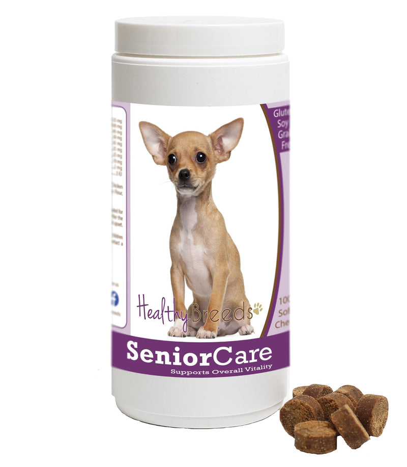 Healthy Breeds Chihuahua Senior Dog Care Soft Chews 100 Count - PawsPlanet Australia