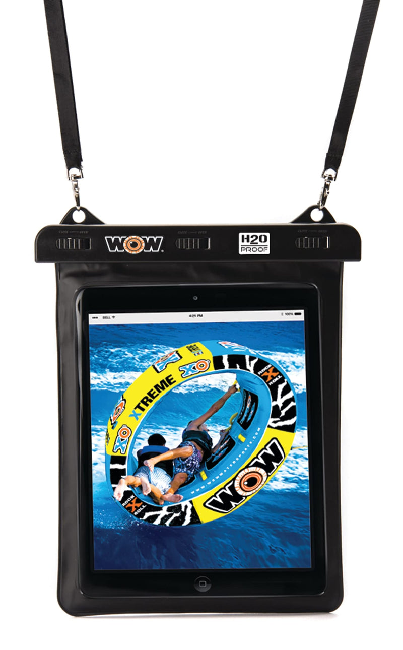 WOW Sports Waterproof Tablet Pouch – 9X12 Inch Snowproof, Dustproof, Sandproof, and Waterproof Tablet Case