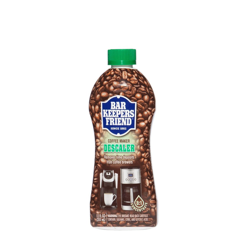Bar Keepers Friend Coffee Maker Descaler (12 oz) - Removes Mineral Deposits from Espresso Makers and Automatic Drip and Single-Cup Coffee Makers 1