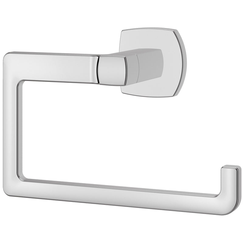 Pfister Deckard Towel Ring, Hand Towel Holder for Bathroom, Wall-Mounted, Screw-In, Polished Chrome Finish, BRBDA1C