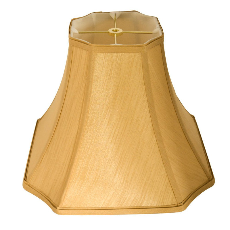 Tootoo Star Antique Octagonal Royal Bell Lamp Shade for Floor Lampshade and Table Lamp,(6.3x6.3) x(13x13) x10.8",Antique Gold (6.3 x 6.3)" x (13 x 13)'' x 10.8"
