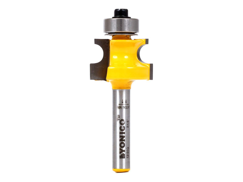 YONICO Bullnose Beading Router Bits 1/4-Inch Bead 1/4-Inch Shank 13191q 1/4" Bead - 1/4" Shank