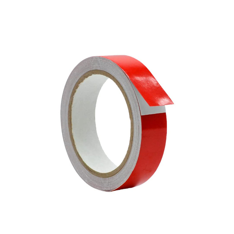 WOD RTC7 Engineering Grade Retro Reflective Tape Red, 1 inch Wide x 30 ft. Outdoor Waterproof Safety Reflector for Autos, Bikes, Camper, RV, Boat Striping, and Traffic Signage Marking