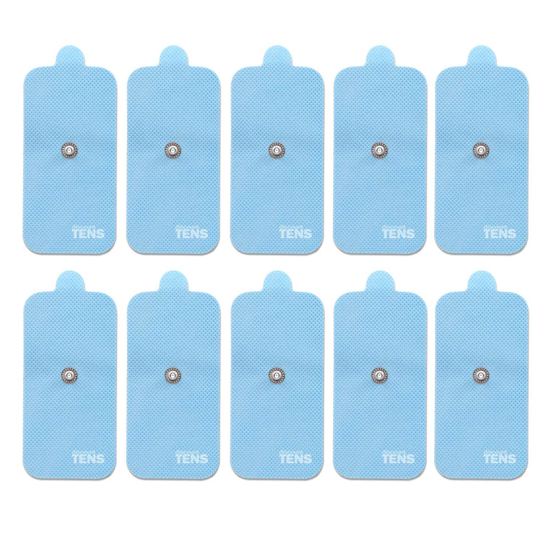 TENS XL Electrodes Compatible with HealthMateForever, 5 Pair (10 electrodes) XL Premium HealthMate Compatible Replacement Pads for TENS Units, Discount TENS Brand 10 Count (Pack of 1)