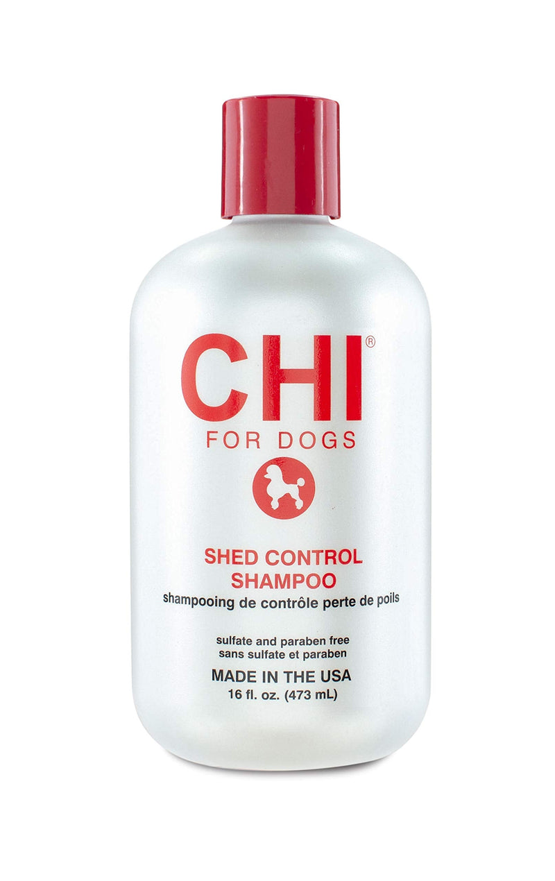 CHI for Dogs Shed Control Shampoo for Dogs, 16 Ounces | Best Anti-Shed Dog Shampoo | Sulfate and Paraben Free, pH Balanced for Dogs, Made in USA - PawsPlanet Australia