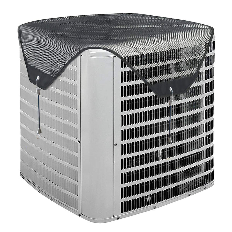 Jeacent Air Conditioner Covers For Outside Units Black,AC Cover For Outside Unit, Air Conditioner Leaf Guard Open Mesh (36"×36") 36'' x 36''