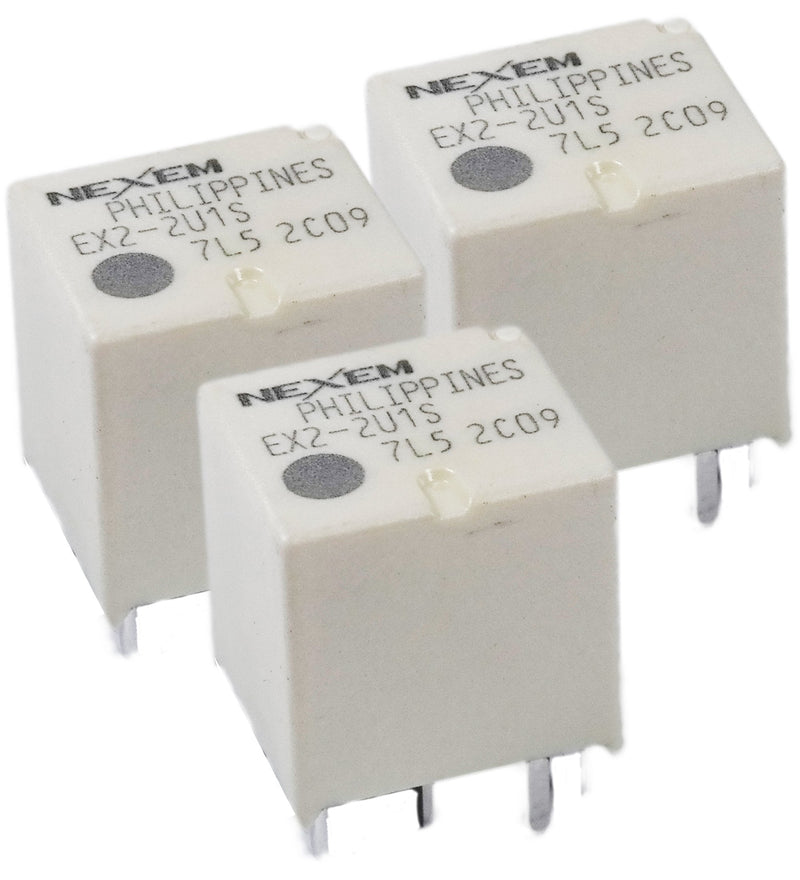 EX2-2U1S Automotive Relays, SPDT, Momentary, 12VDC, 30A (Pack of 3)