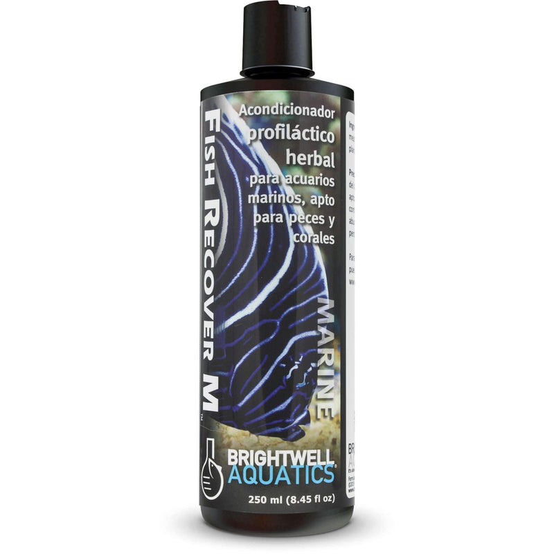 Brightwell Aquatics Fish Recover M – Botanical Remedy for Treating Marine Fish Health Issues, 250 ml 250-ml