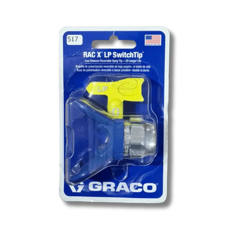 Graco RLP517 Low Pressure RAC X Reversible Tip with RAC X Guard Combo
