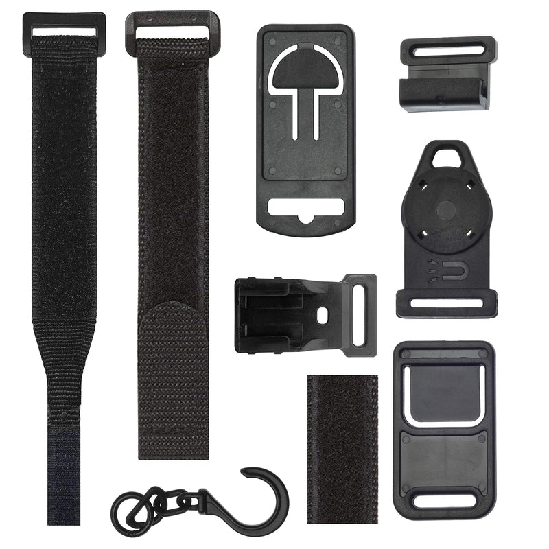 Universal Multimeter Magnet, Hook, and Clip Hanging Strap Kit | Works with Most Multitesters Including Fluke and Klein Tool Meters Multimeters