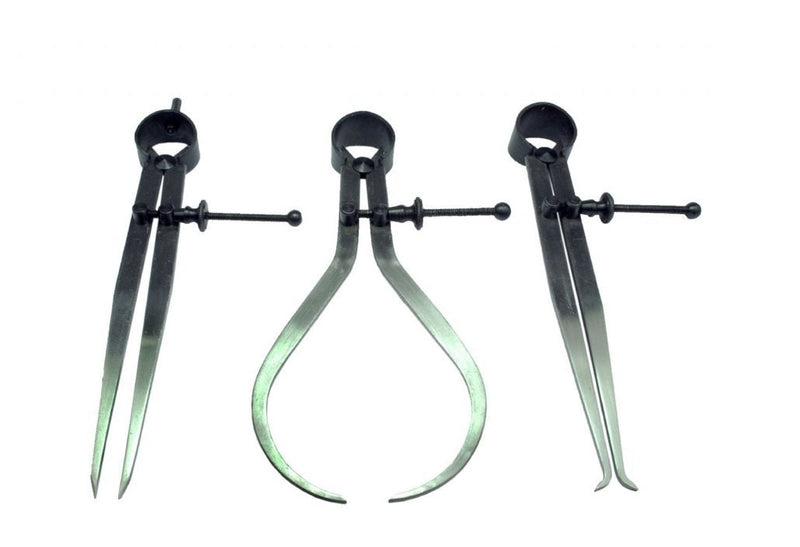 Omex 3 Pieces Spring Caliper Set - Inside, Outside & Divider 12" Inch / 300 Mm - Measuring Tool, Workshop, Tool Room