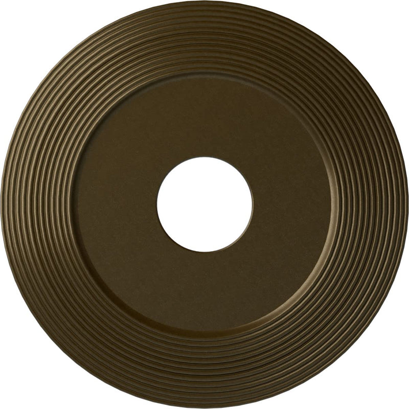 Ekena Millwork CM16ADBRS 16 1/8"OD X 3 5/8"ID X 1"P Adonis Ceiling Medallion Fits Canopies Up to 10 1/4", Brass Brass (Metallic Series)