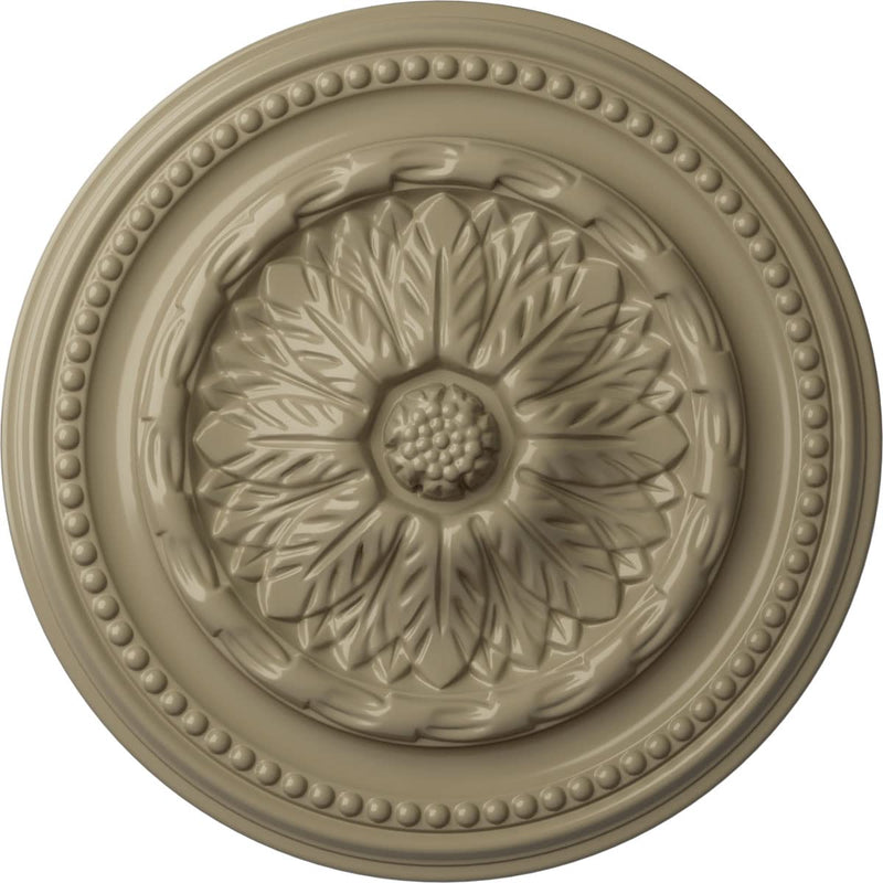 15 3/4"OD x 1 7/8"P Chester Ceiling Medallion (Fits Canopies up to 2 1/4"), Hand-Painted Gobi Desert